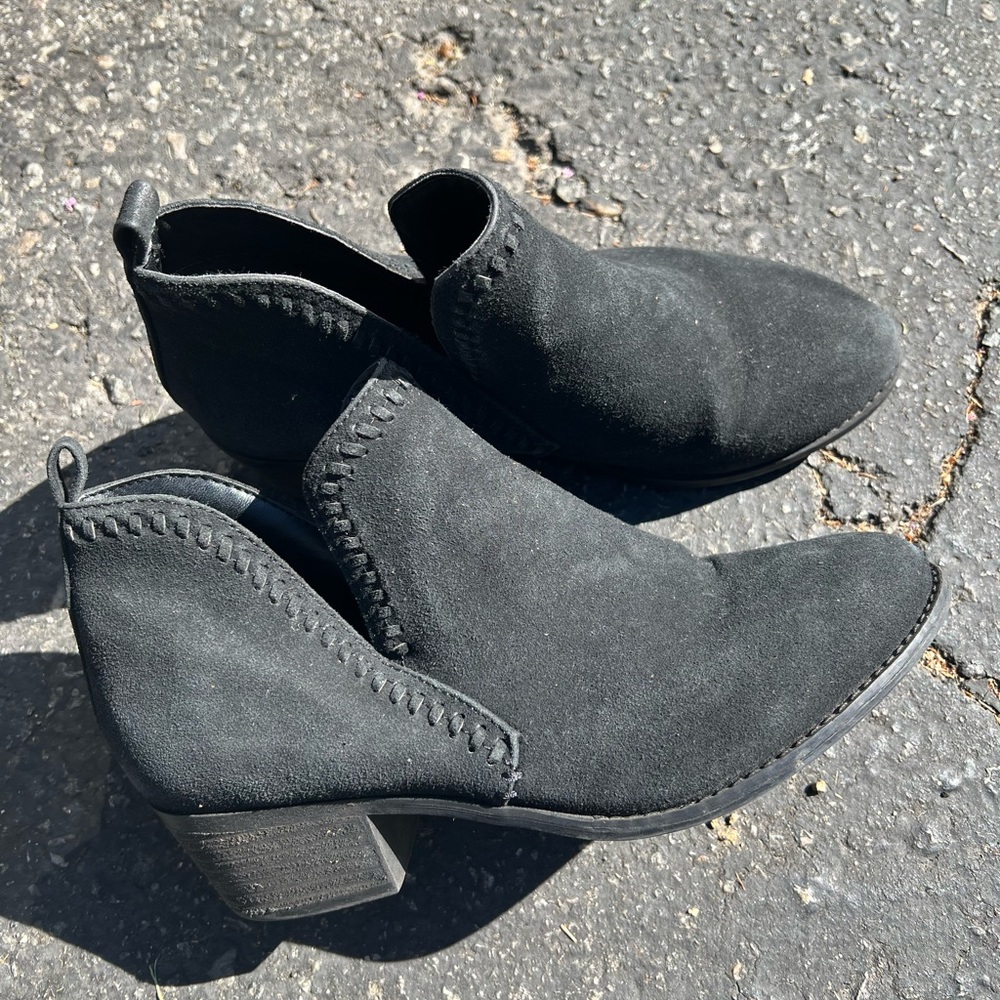 Black Suede Ankle boots